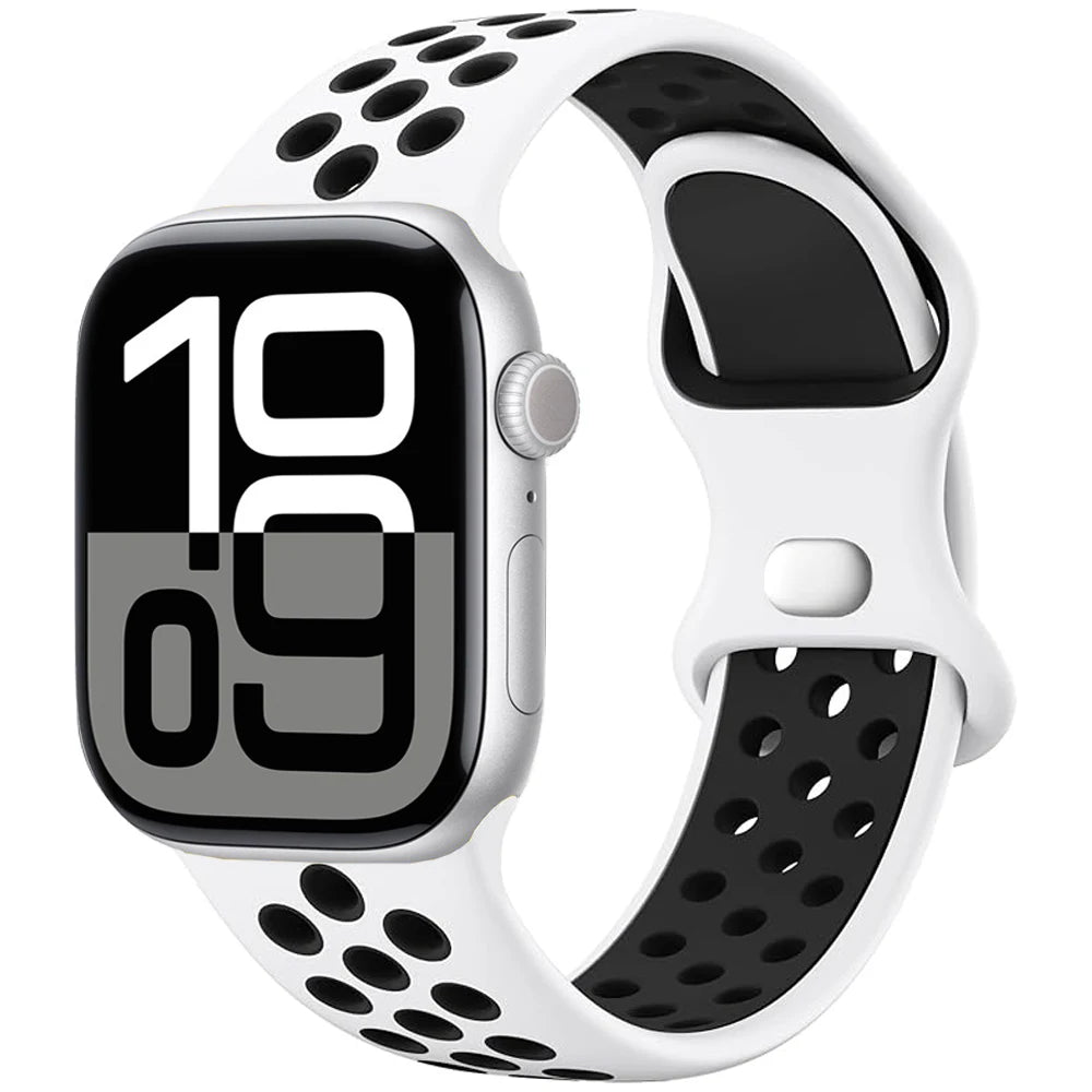 Apple Watch Silicone Strap (40–49mm, All Series)