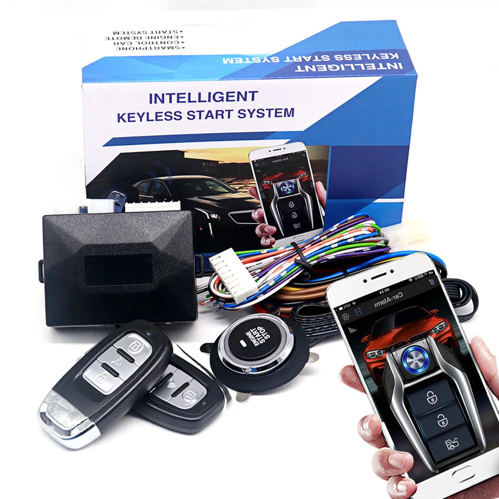 Smart Keyless Push Start & Remote Engine System 🚗