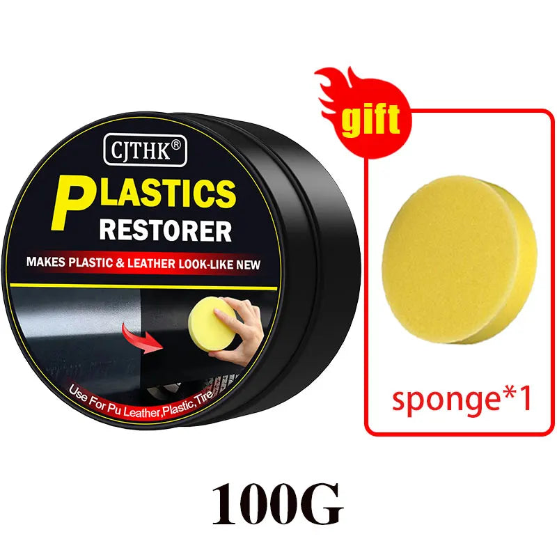 Car Plastic & Leather Restorer – Back to Black Gloss Auto Polish Coating