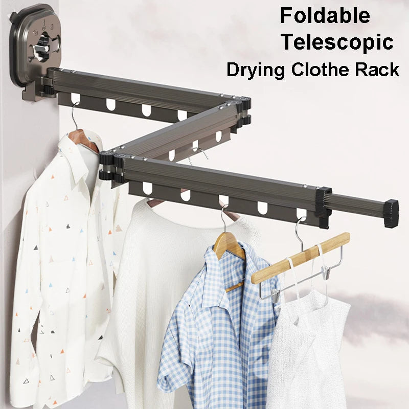 BEISHI Retractable Wall-Mount Drying Rack