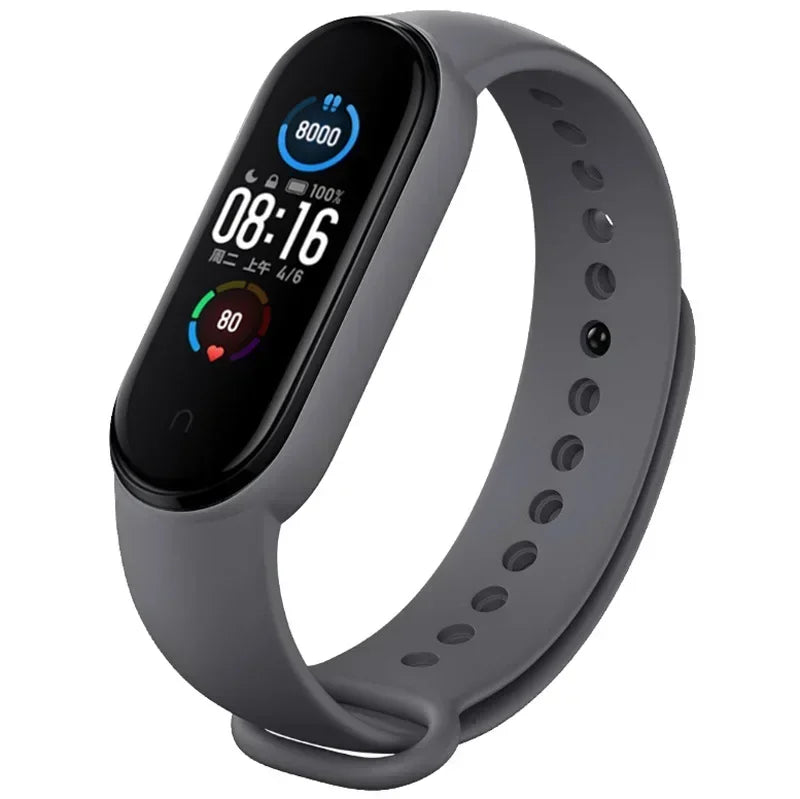 Silicone Watch Strap for Xiaomi Mi Band 3/4/5/6/7 – Replacement Wristband Accessory