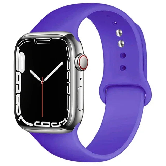 Apple Watch Silicone Sport Band (38–49mm, Series 11–Ultra3)