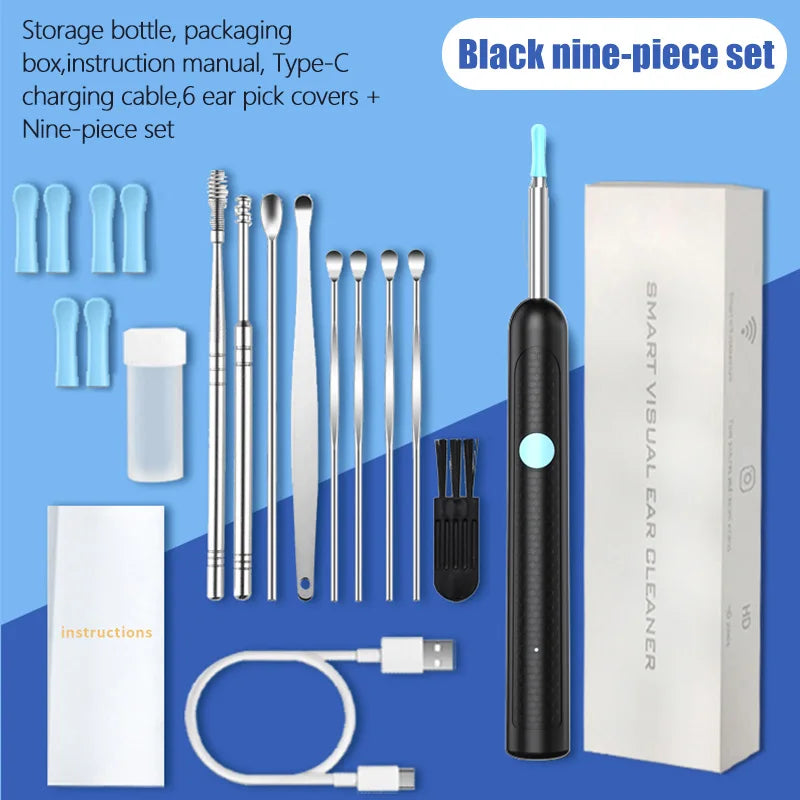 025 Upgraded Visual Ear Wax Remover: Safe Ear Endoscope with 5MP Camera