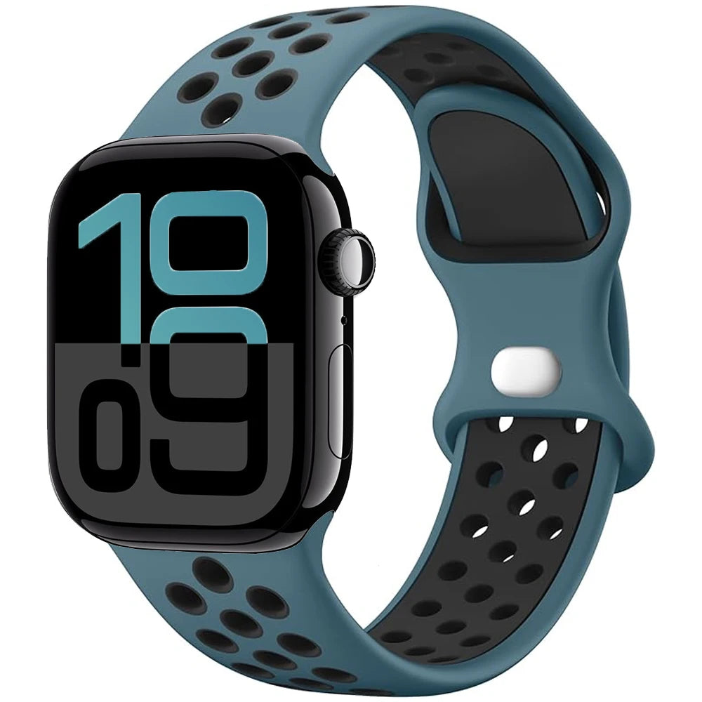 Apple Watch Silicone Strap (40–49mm, All Series)