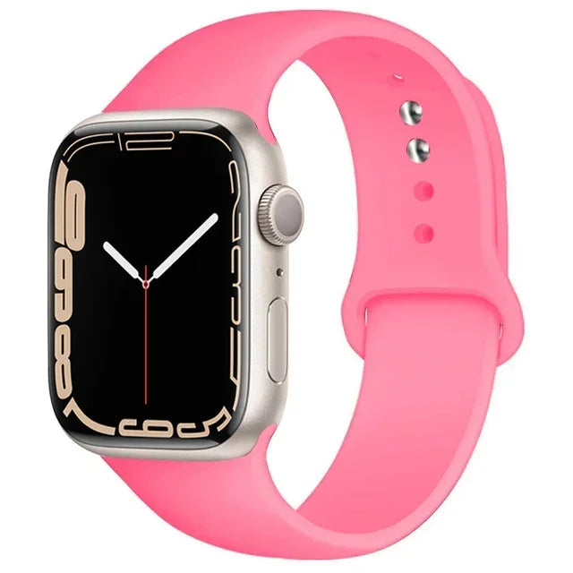 Apple Watch Silicone Sport Band (38–49mm, Series 11–Ultra3)
