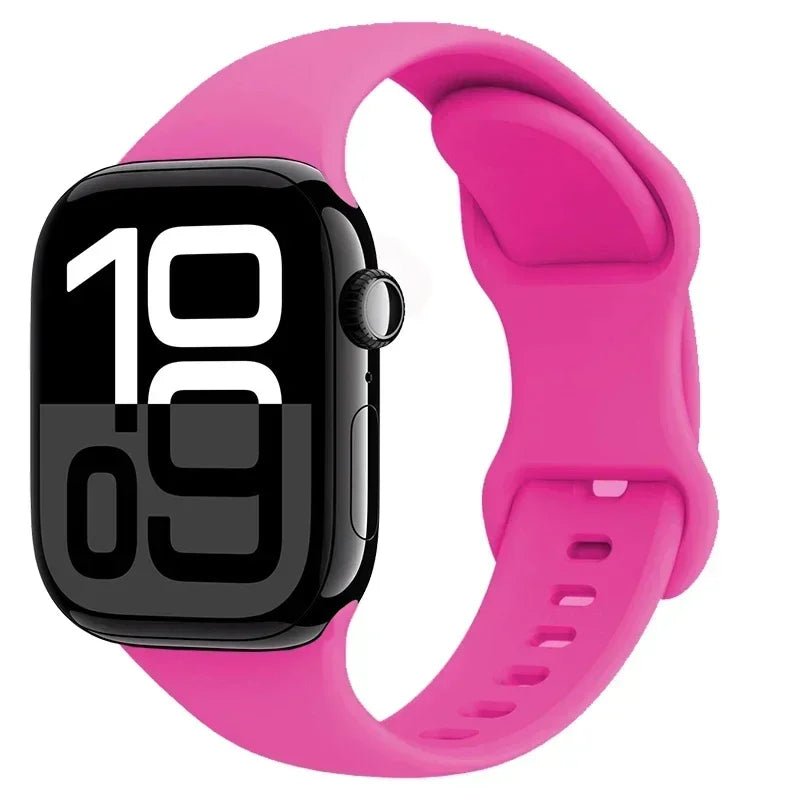 Apple Watch Silicone Strap (40–49mm, All Series)