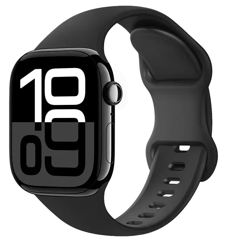 Apple Watch Silicone Strap (40–49mm, All Series)