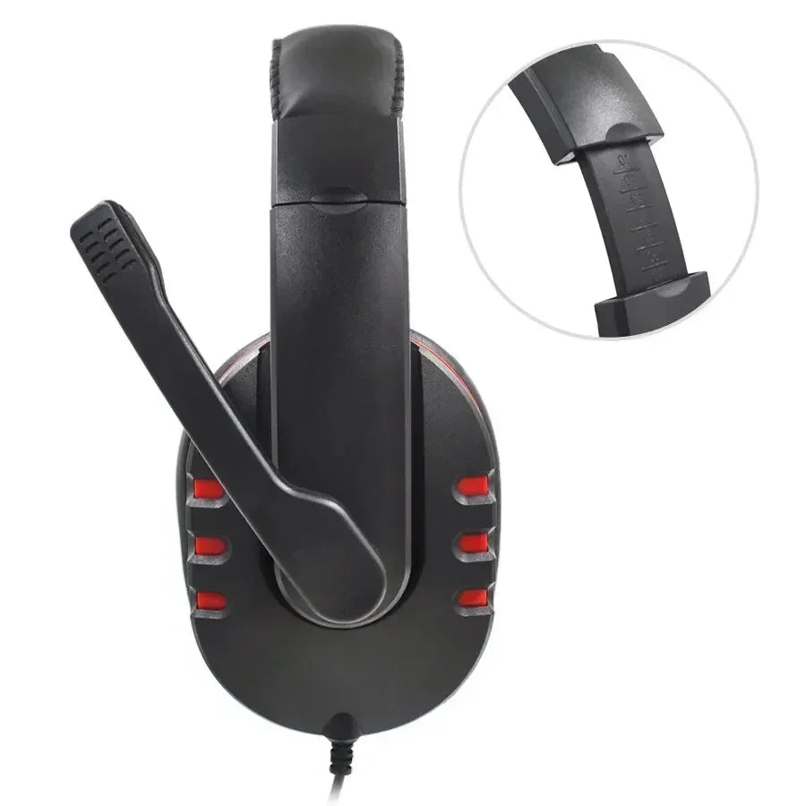 🎧 Pro Gaming Wired Headset 3.5mm – High-Quality Stereo Sound with Noise-Cancelling Microphone for PS4, PC & Console Gaming