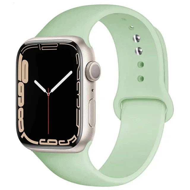 Apple Watch Silicone Sport Band (38–49mm, Series 11–Ultra3)