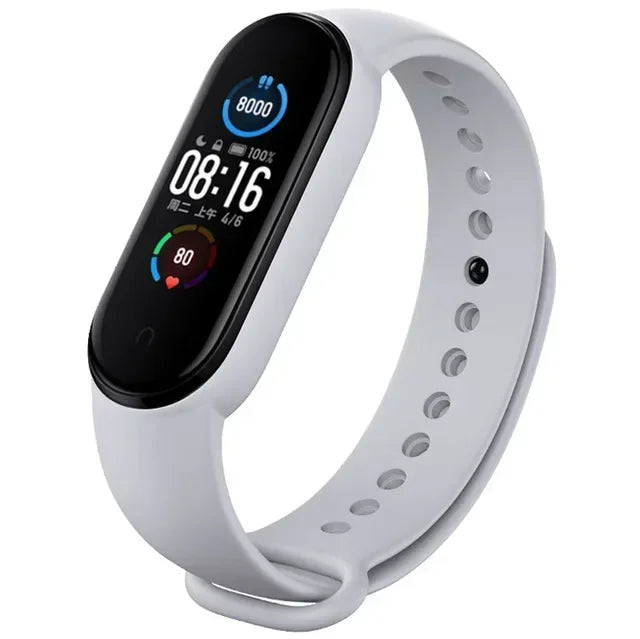 Silicone Watch Strap for Xiaomi Mi Band 3/4/5/6/7 – Replacement Wristband Accessory