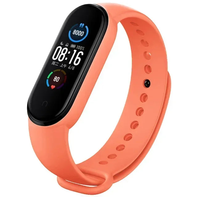 Silicone Watch Strap for Xiaomi Mi Band 3/4/5/6/7 – Replacement Wristband Accessory