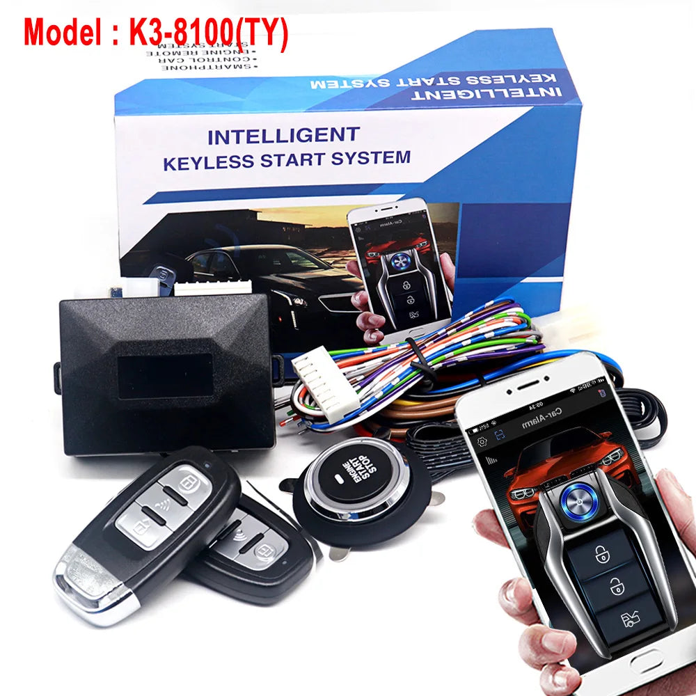 Smart Keyless Push Start & Remote Engine System 🚗