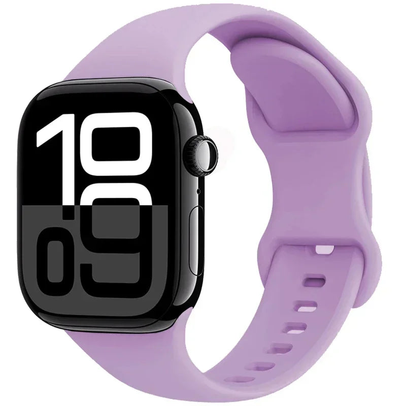 Apple Watch Silicone Strap (40–49mm, All Series)