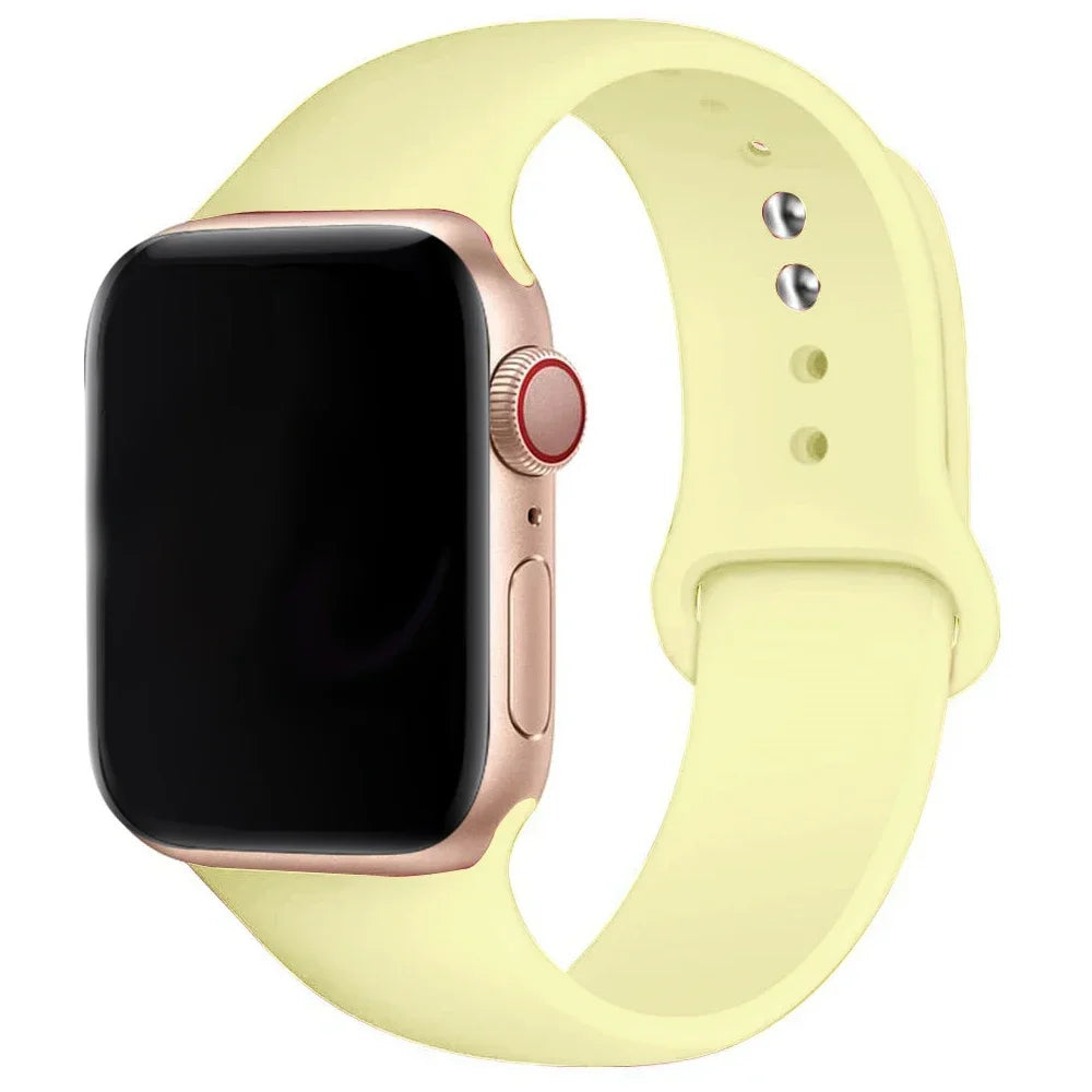 Apple Watch Silicone Sport Band (38–49mm, Series 11–Ultra3)