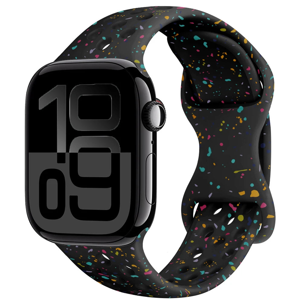 Apple Watch Silicone Strap (40–49mm, All Series)