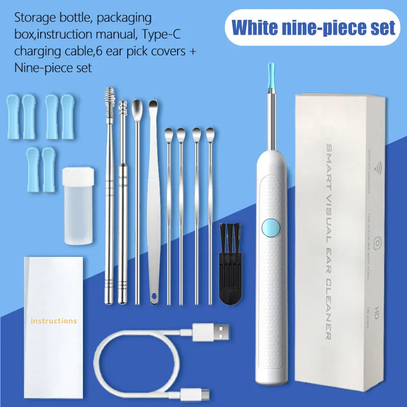 025 Upgraded Visual Ear Wax Remover: Safe Ear Endoscope with 5MP Camera