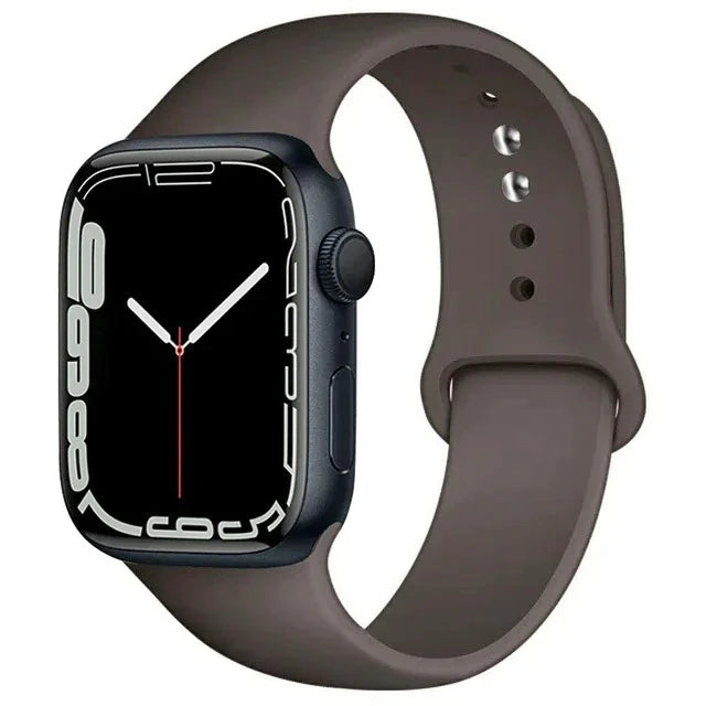 Apple Watch Silicone Sport Band (38–49mm, Series 11–Ultra3)