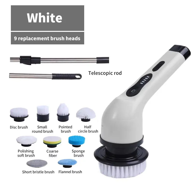 Multi-Function Electric Cleaning Brush for Home & Car