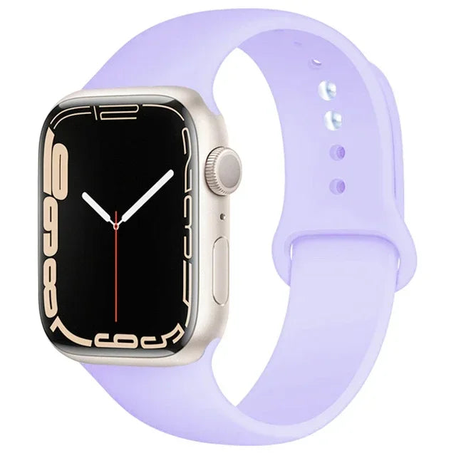 Apple Watch Silicone Sport Band (38–49mm, Series 11–Ultra3)