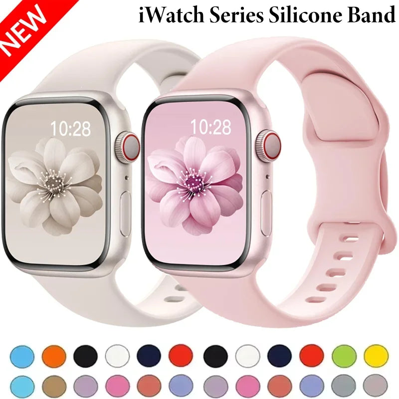 Apple Watch Sport Silicone Band (40–49mm, Series 11–Ultra)