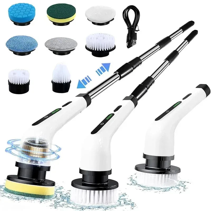 Multi-Function Electric Cleaning Brush for Home & Car