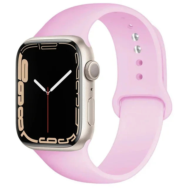 Apple Watch Silicone Sport Band (38–49mm, Series 11–Ultra3)