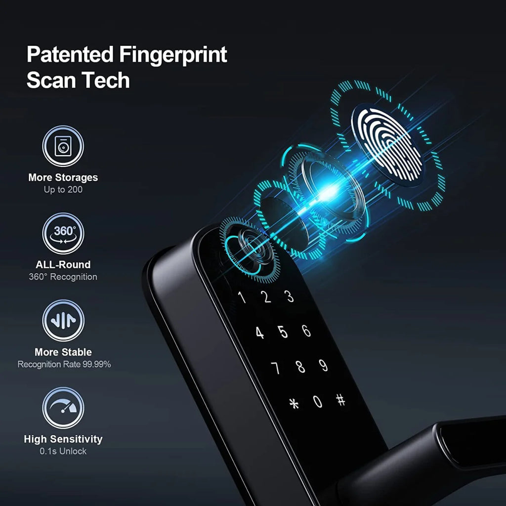 Keyless touchscreen keypad