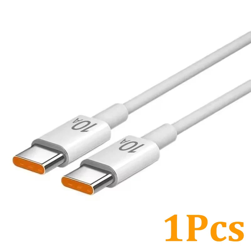120W Super Fast Charging USB-C to USB-C Cable 10A – High-Speed Data & Charging for iPhone, Samsung & Xiaomi