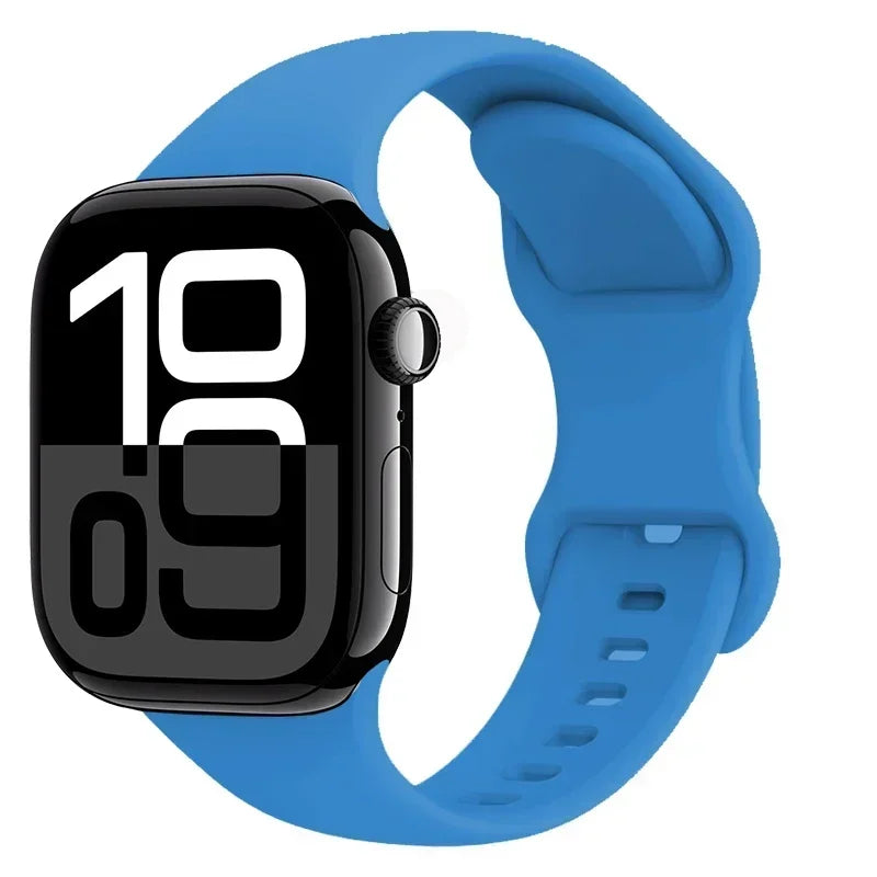 Apple Watch Silicone Strap (40–49mm, All Series)
