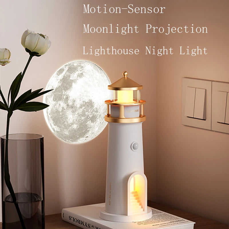 Moon Lamp Projector with Bluetooth, Remote & Motion Sensor Ambient Light
