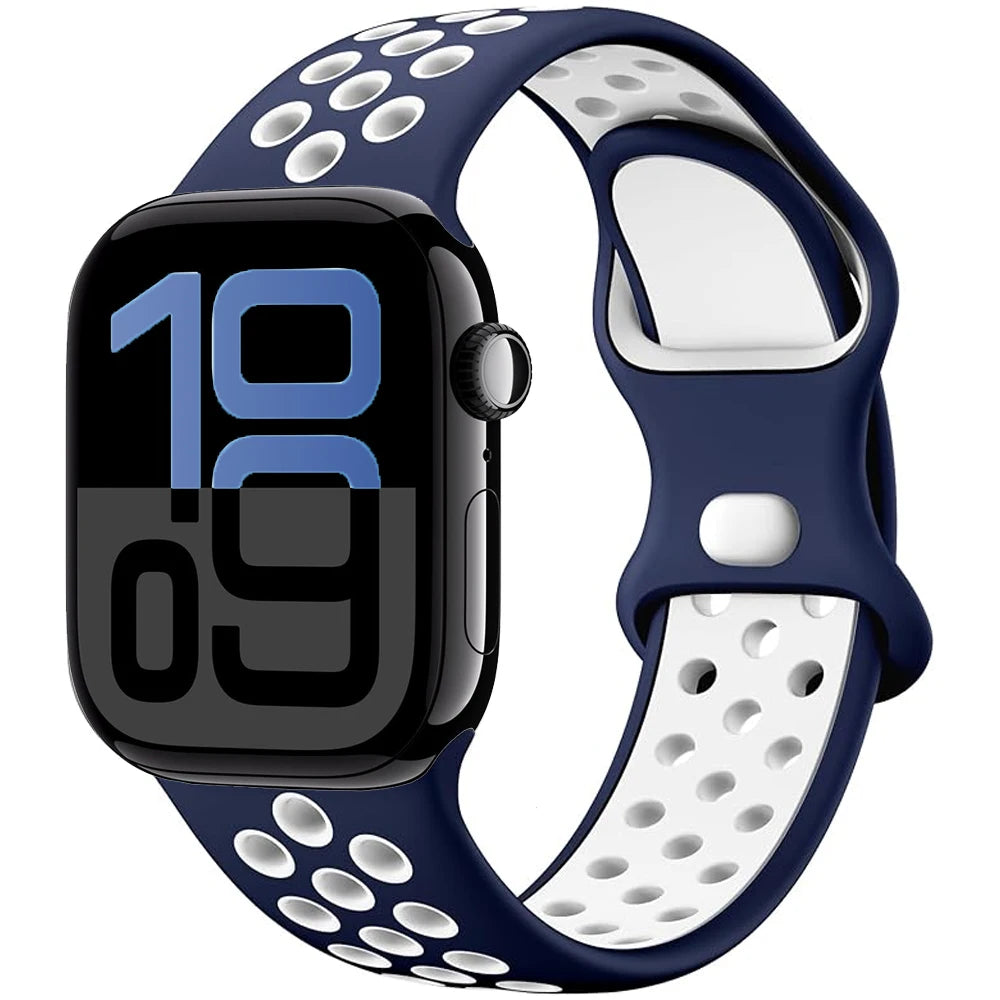 Apple Watch Silicone Strap (40–49mm, All Series)