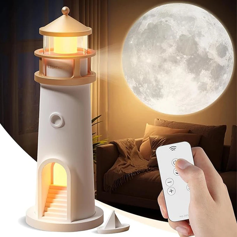 Moon Lamp Projector with Bluetooth, Remote & Motion Sensor Ambient Light
