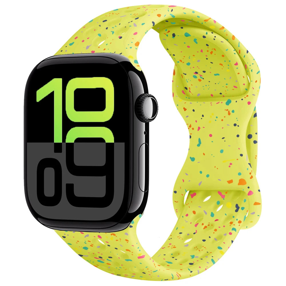 Apple Watch Silicone Strap (40–49mm, All Series)