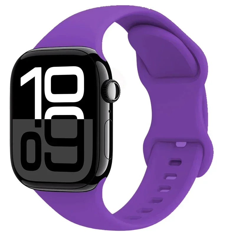 Apple Watch Silicone Strap (40–49mm, All Series)