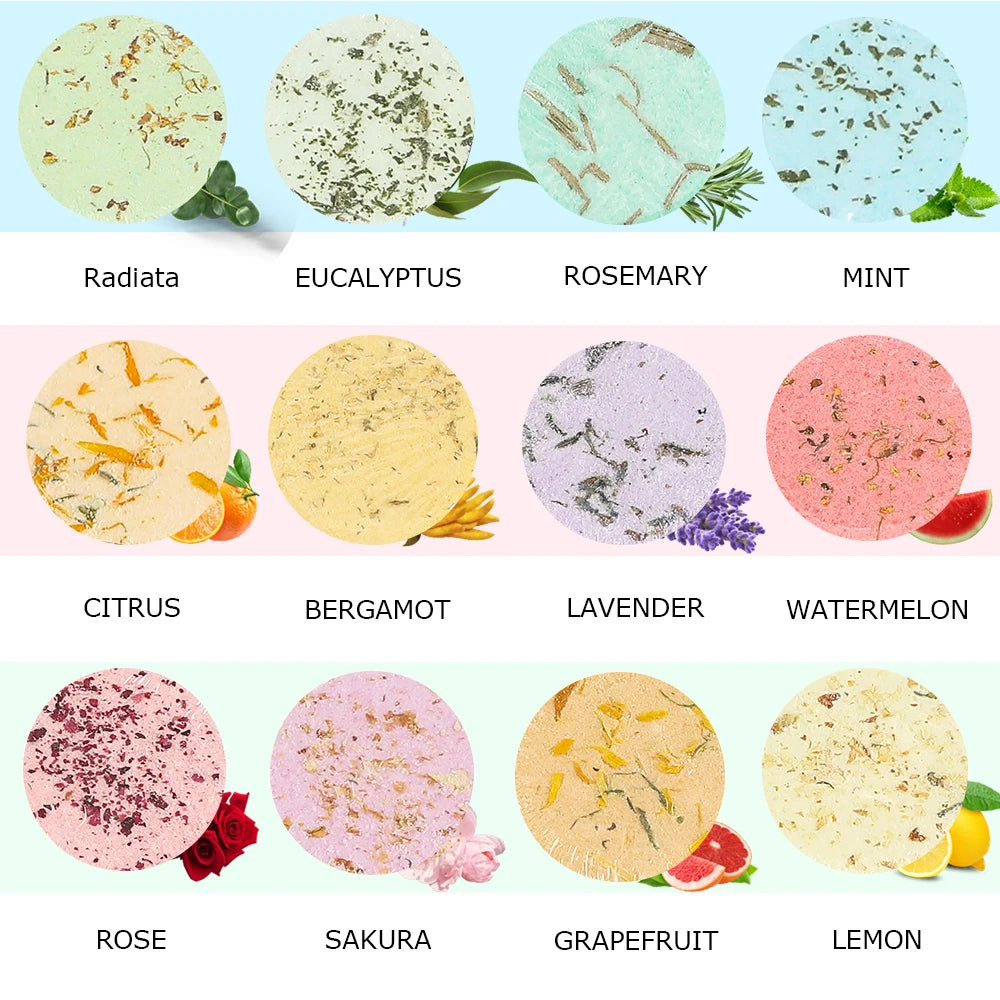 Viral Self-Care Gift 🎁 – 12 Pack Aromatherapy Shower Steamers for Relaxation & Stress Relief 💆‍♀️