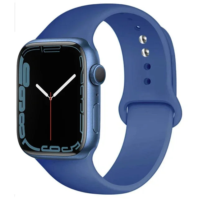 Apple Watch Silicone Sport Band (38–49mm, Series 11–Ultra3)