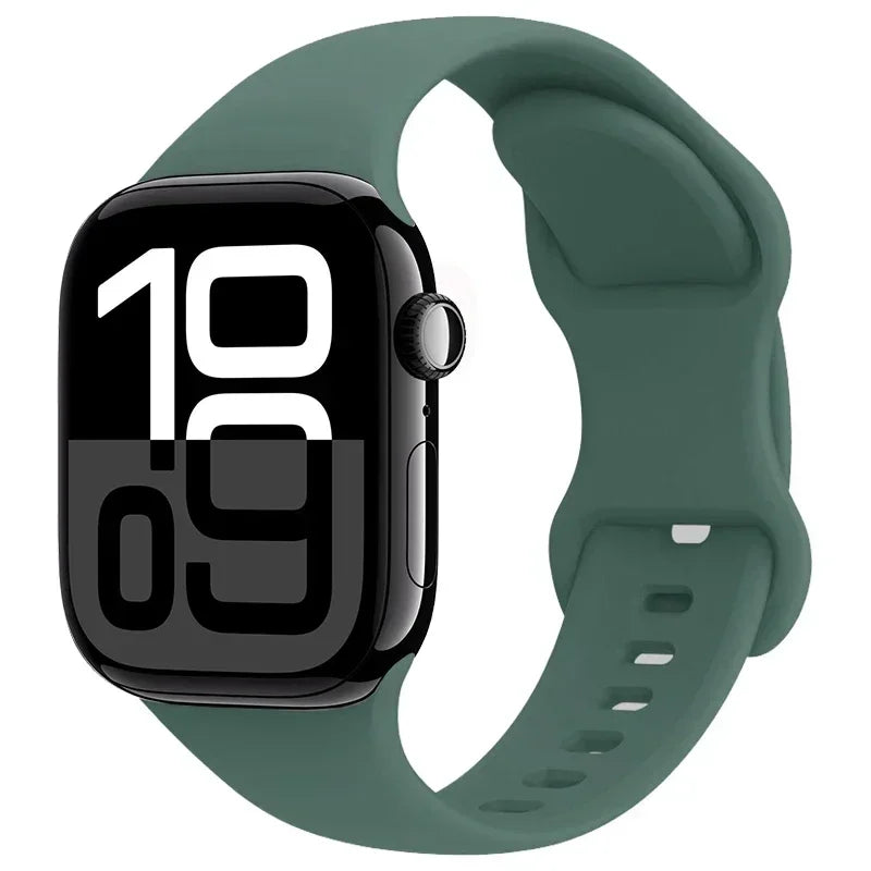 Apple Watch Silicone Strap (40–49mm, All Series)