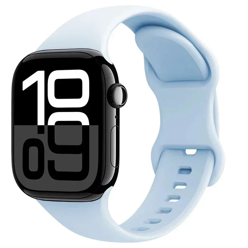 Apple Watch Silicone Strap (40–49mm, All Series)