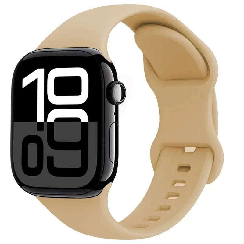 Apple Watch Silicone Strap (40–49mm, All Series)