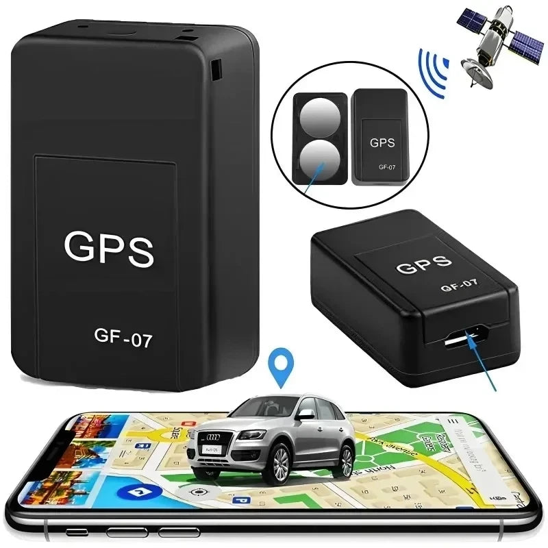 GF-07 GPS Tracker – Compact Real-Time Vehicle Locator, Easy Install & Remote Tracking