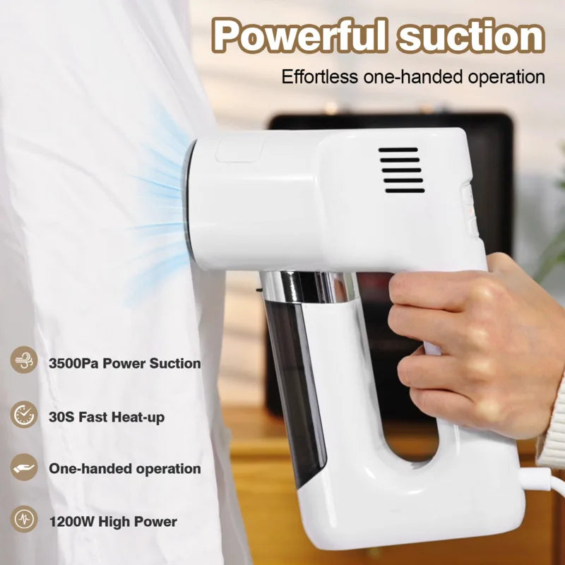1200W Handheld High-Pressure Steam Iron (3500Pa, 108ml)
