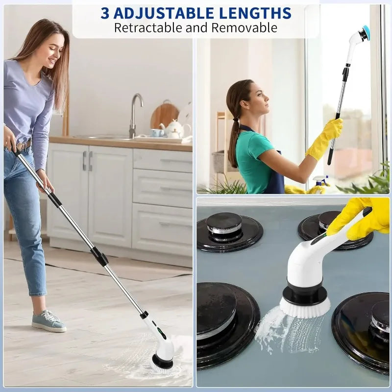 Multi-Function Electric Cleaning Brush for Home & Car