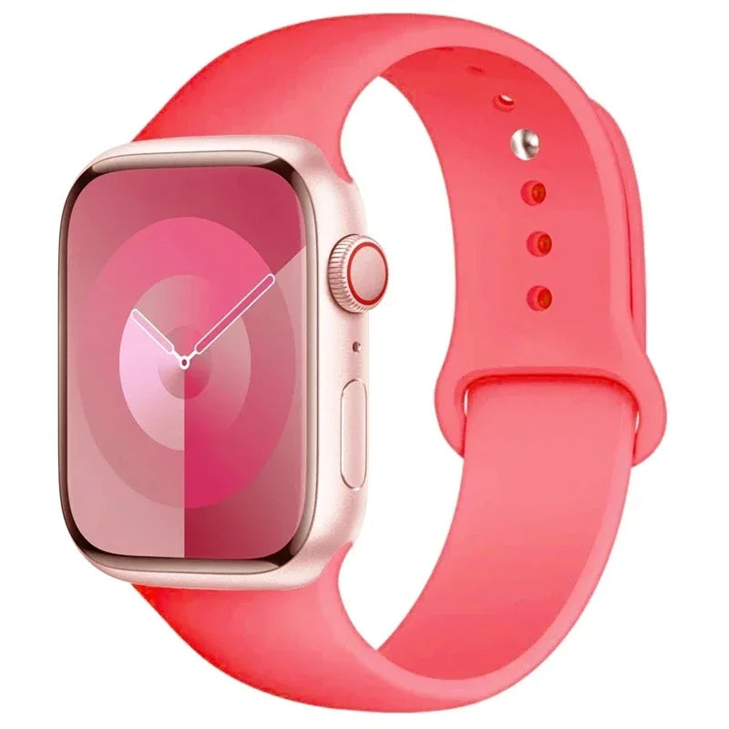 Apple Watch Silicone Sport Band (38–49mm, Series 11–Ultra3)