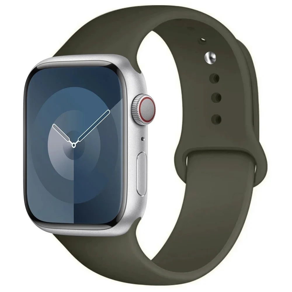 Apple Watch Silicone Sport Band (38–49mm)