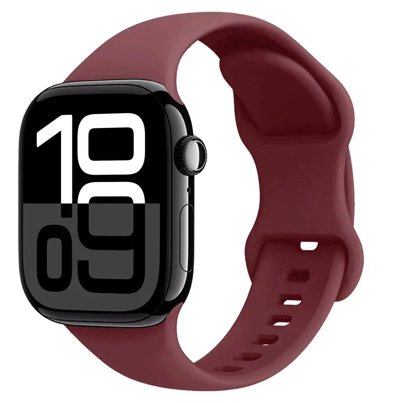 Apple Watch Silicone Strap (40–49mm, All Series)