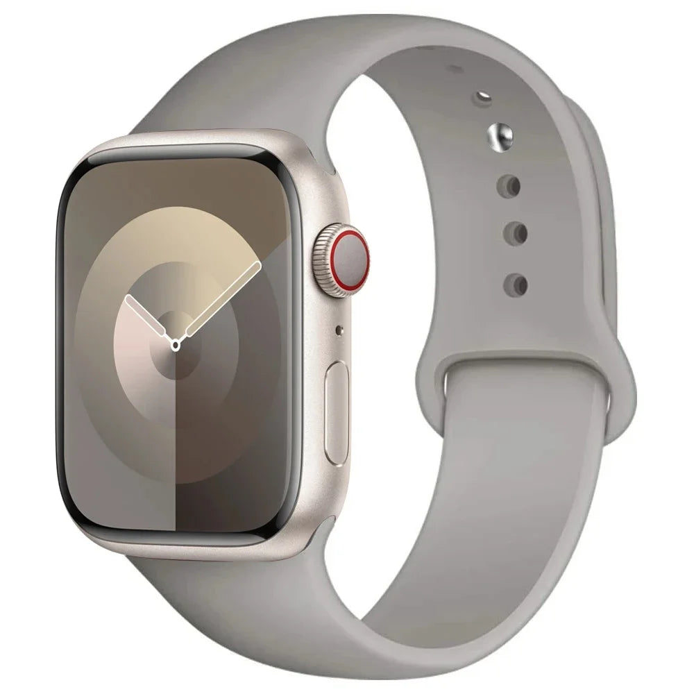 Apple Watch Silicone Sport Band (38–49mm)