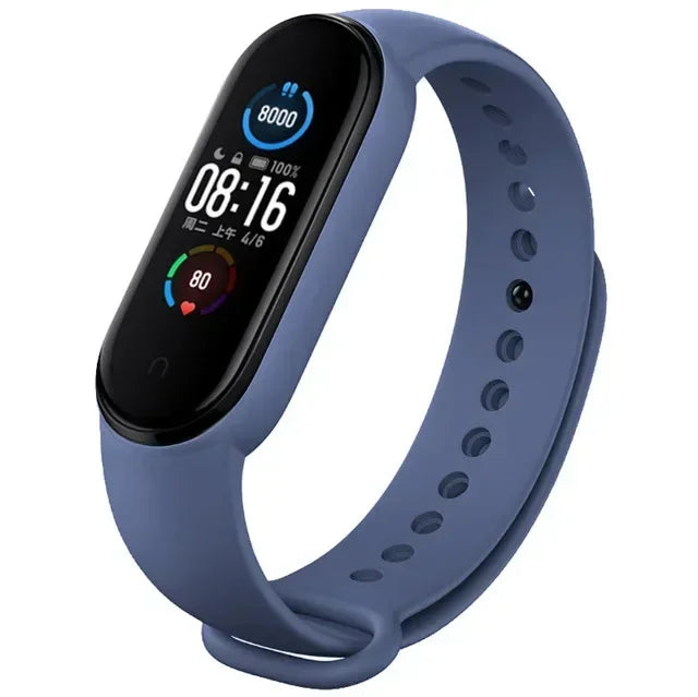 Silicone Watch Strap for Xiaomi Mi Band 3/4/5/6/7 – Replacement Wristband Accessory