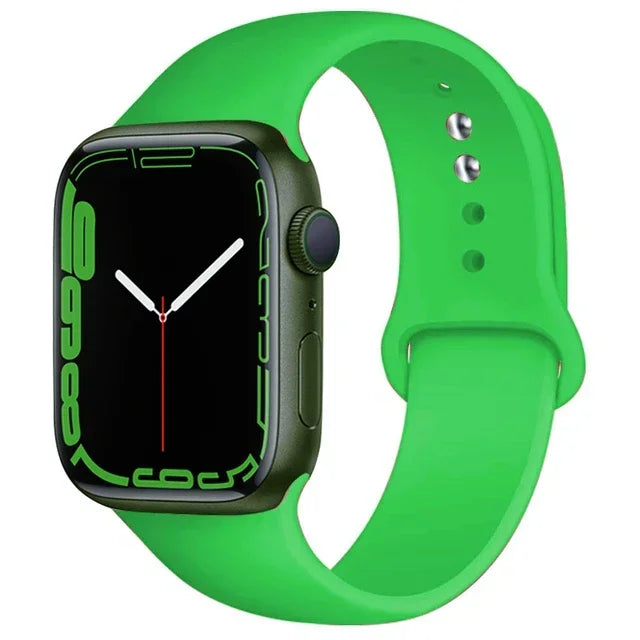 Apple Watch Silicone Sport Band (38–49mm, Series 11–Ultra3)