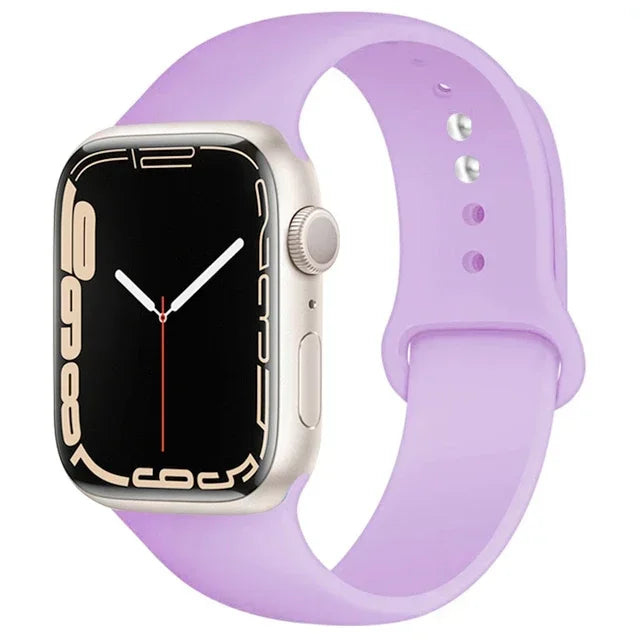 Apple Watch Silicone Sport Band (38–49mm, Series 11–Ultra3)