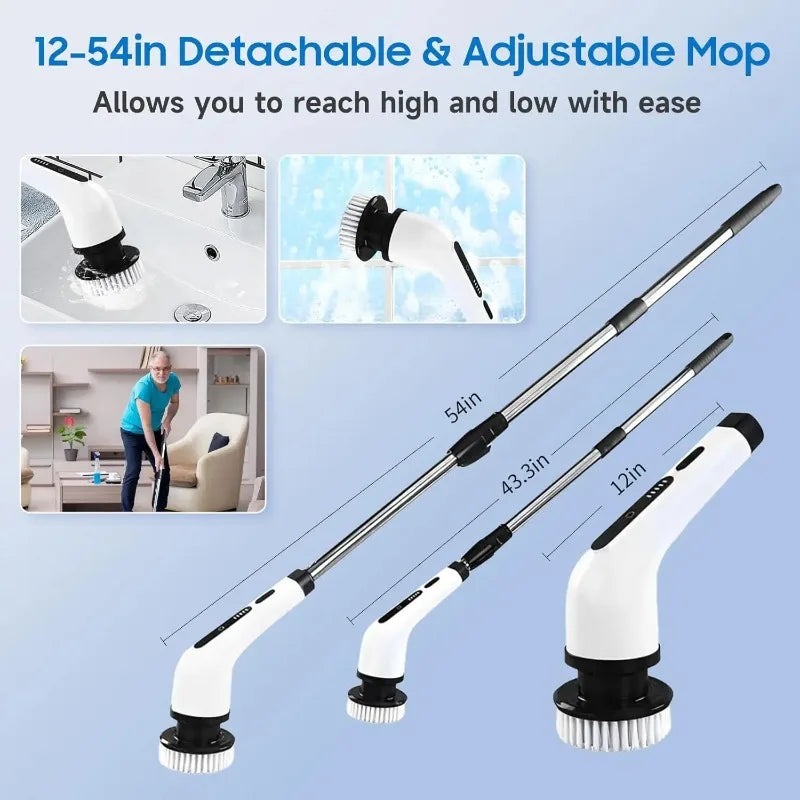 Multi-Function Electric Cleaning Brush for Home & Car